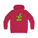 Sudadera universitaria mujer - Rojo fuego - Camiseta «Ets un picat» – Figuera de moro