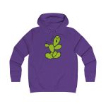Sudadera universitaria mujer - Morado - Camiseta «Ets un picat» – Figuera de moro