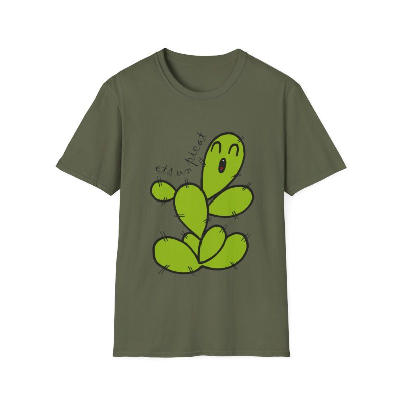 Camiseta Softstyle - Verde militar - Camiseta «Ets un picat» – Figuera de moro