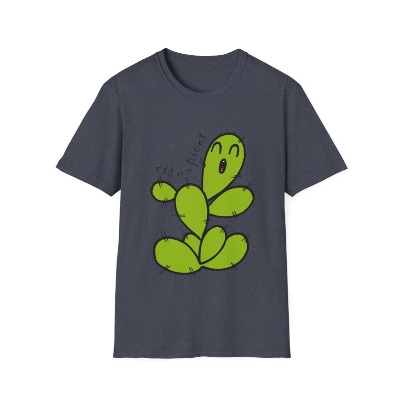 Camiseta Softstyle - Azul marino jaspeado - Camiseta «Ets un picat» – Figuera de moro
