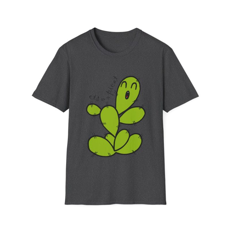 Camiseta Softstyle - Gris oscuro jaspeado - Camiseta «Ets un picat» – Figuera de moro