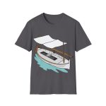 Camiseta Softstyle - Gris marengo - Llaüt il·lustrat