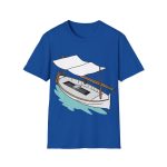 Camiseta Softstyle - Azul royal - Llaüt il·lustrat