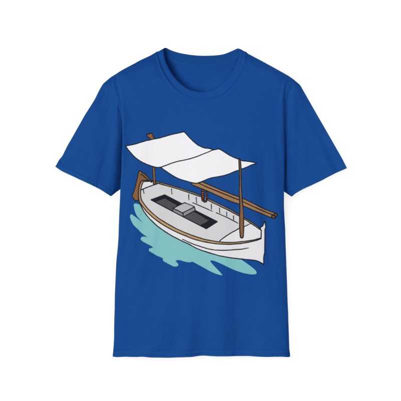 Camiseta Softstyle - Azul royal - Llaüt il·lustrat