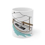 Taza de ceramica - Llaüt il·lustrat