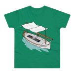 Camiseta hombre punto liso - Verde Kelly - Llaüt il·lustrat