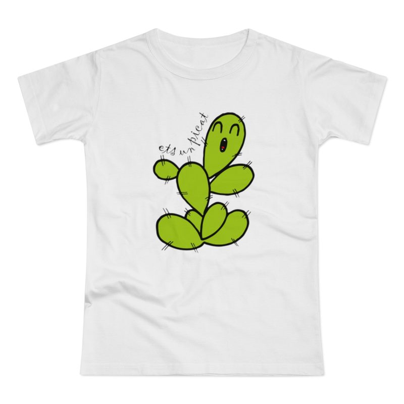 Camiseta mujer punto liso - Blanco - Camiseta «Ets un picat» – Figuera de moro