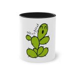 Taza bicolor - Negro - Camiseta «Ets un picat» – Figuera de moro Taza bicolor - Negro - Camiseta «Ets un picat» – Figuera de moro
