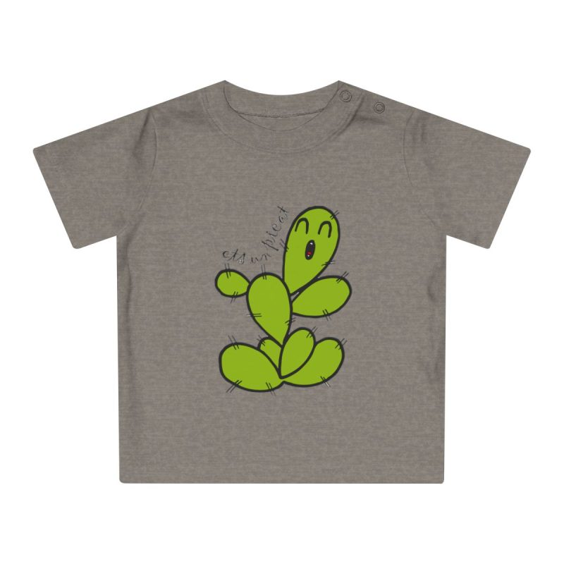 Camiseta de bebe - Gris jaspeado melange - Camiseta «Ets un picat» – Figuera de moro Camiseta de bebe - Gris jaspeado melange - Camiseta «Ets un picat» – Figuera de moro