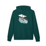 Sudadera Cruiser 2.0 - Verde esmaltado - Llaüt il·lustrat