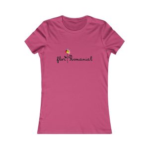 Camiseta mujer Favorite - Frambuesa - Camiseta Flor Romaniál