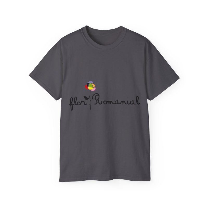 Camiseta ultra algodon - Gris marengo - Camiseta Flor Romaniál Camiseta ultra algodon - Gris marengo - Camiseta Flor Romaniál
