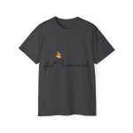 Camiseta ultra algodon - Gris oscuro jaspeado - Camiseta Flor Romaniál Camiseta ultra algodon - Gris oscuro jaspeado - Camiseta Flor Romaniál