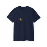 Camiseta ultra algodon - Azul marino - Camiseta Flor Romaniál Camiseta ultra algodon - Azul marino - Camiseta Flor Romaniál