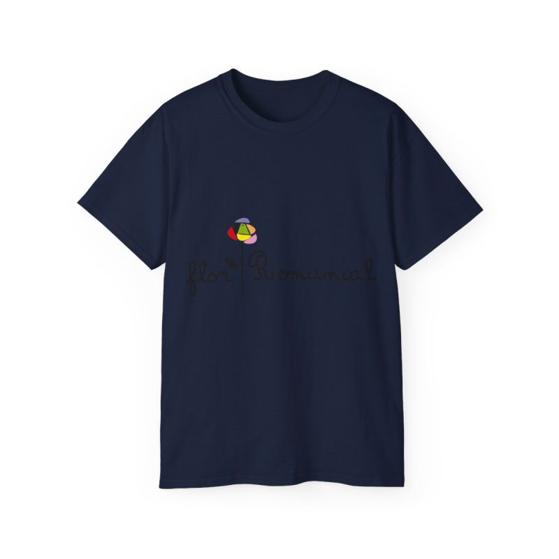 Camiseta ultra algodon - Azul marino - Camiseta Flor Romaniál