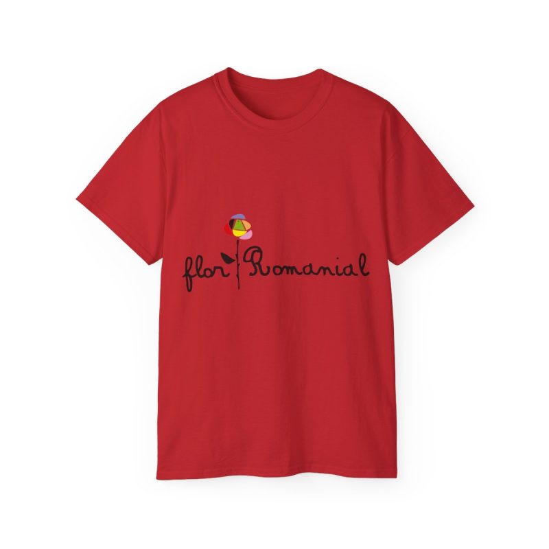 Camiseta ultra algodon - Rojo - Camiseta Flor Romaniál