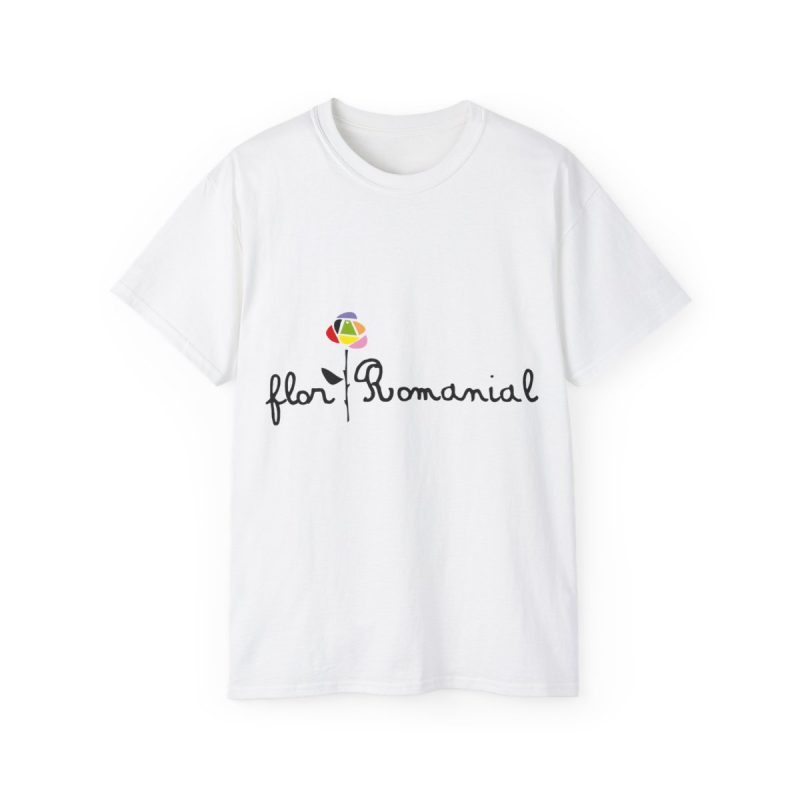Camiseta ultra algodon - Blanco - Camiseta Flor Romaniál
