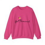 Sudadera cuello redondo - Fucsia intenso - Camiseta Flor Romaniál Sudadera cuello redondo - Fucsia intenso - Camiseta Flor Romaniál