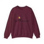 Sudadera cuello redondo - Granate - Camiseta Flor Romaniál Sudadera cuello redondo - Granate - Camiseta Flor Romaniál
