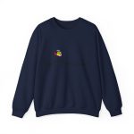 Sudadera cuello redondo - Azul marino - Camiseta Flor Romaniál Sudadera cuello redondo - Azul marino - Camiseta Flor Romaniál