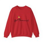 Sudadera cuello redondo - Rojo - Camiseta Flor Romaniál Sudadera cuello redondo - Rojo - Camiseta Flor Romaniál