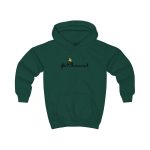Sudadera con capucha infantil - Verde botella - Camiseta Flor Romaniál Sudadera con capucha infantil - Verde botella - Camiseta Flor Romaniál
