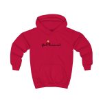 Sudadera con capucha infantil - Rojo fuego - Camiseta Flor Romaniál Sudadera con capucha infantil - Rojo fuego - Camiseta Flor Romaniál