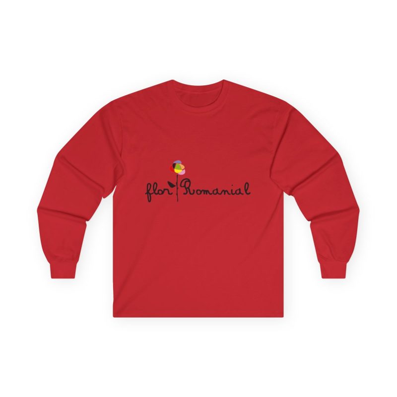 Camiseta manga larga - Rojo - Camiseta Flor Romaniál Camiseta manga larga - Rojo - Camiseta Flor Romaniál
