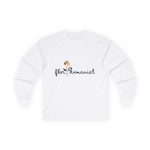 Camiseta manga larga - Blanco - Camiseta Flor Romaniál Camiseta manga larga - Blanco - Camiseta Flor Romaniál