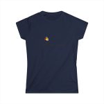 Camiseta mujer Softstyle - Azul marino - Camiseta Flor Romaniál Camiseta mujer Softstyle - Azul marino - Camiseta Flor Romaniál
