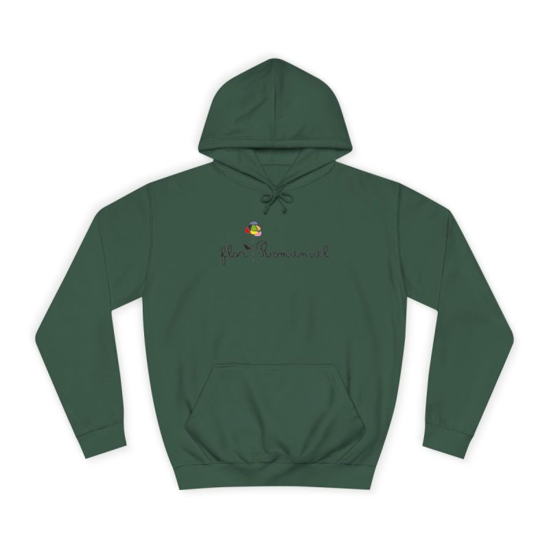 Sudadera universitaria - Verde botella - Camiseta Flor Romaniál