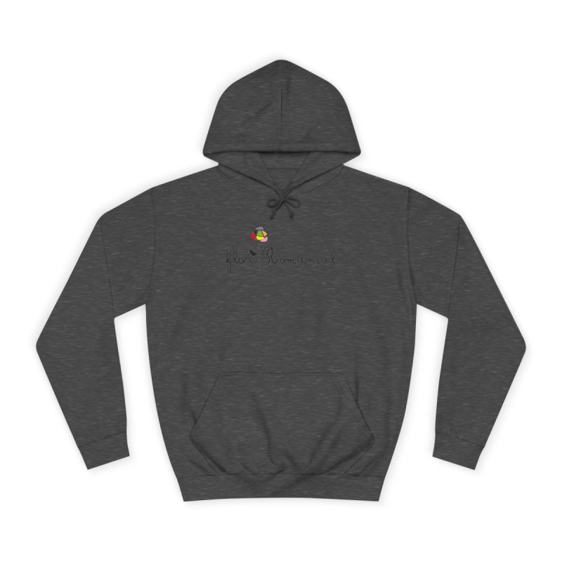 Sudadera universitaria - Gris marengo - Camiseta Flor Romaniál