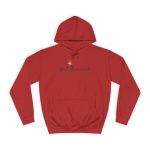 Sudadera universitaria - Rojo fuego - Camiseta Flor Romaniál