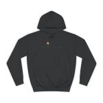 Sudadera universitaria - Negro azabache - Camiseta Flor Romaniál