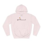 Sudadera universitaria - Rosa bebe - Camiseta Flor Romaniál