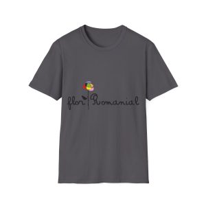 Camiseta Softstyle - Gris marengo - Camiseta Flor Romaniál