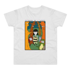 Camiseta hombre punto liso - Blanco - Setmana de l’Arbre