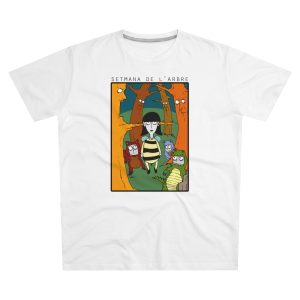 Camiseta hombre corte moderno - Blanco - Setmana de l’Arbre