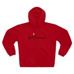 Sudadera capucha con cremallera premium - Rojo - Camiseta Flor Romaniál Sudadera capucha con cremallera premium - Rojo - Camiseta Flor Romaniál