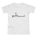 Camiseta mujer punto liso - Blanco - Camiseta Flor Romaniál Camiseta mujer punto liso - Blanco - Camiseta Flor Romaniál