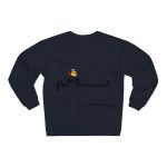 Sudadera cuello redondo premium - Azul marino - Camiseta Flor Romaniál
