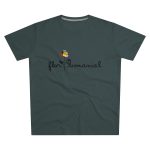 Camiseta hombre corte moderno - Gris marengo - Camiseta Flor Romaniál