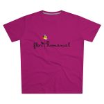 Camiseta hombre corte moderno - Rosa oscuro - Camiseta Flor Romaniál
