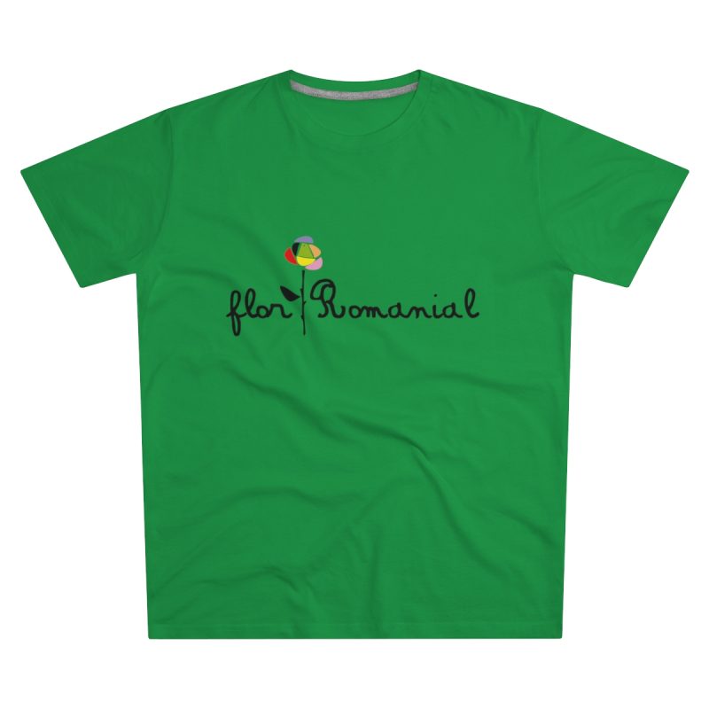 Camiseta hombre corte moderno - Verde Kelly - Camiseta Flor Romaniál