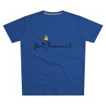 Camiseta hombre corte moderno - Azul royal intenso - Camiseta Flor Romaniál