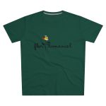 Camiseta hombre corte moderno - Verde botella - Camiseta Flor Romaniál