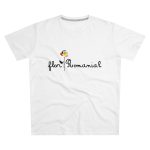 Camiseta hombre corte moderno - Blanco - Camiseta Flor Romaniál