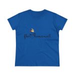 Camiseta mujer algodon medio - Azul royal - Camiseta Flor Romaniál Camiseta mujer algodon medio - Azul royal - Camiseta Flor Romaniál
