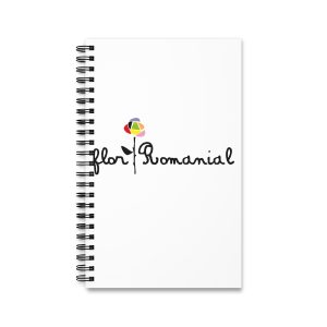 Cuaderno de espiral - Camiseta Flor Romaniál