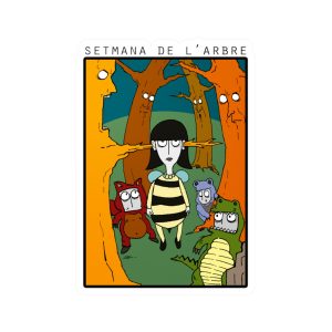 Pegatinas de vinilo troqueladas - Setmana de l’Arbre